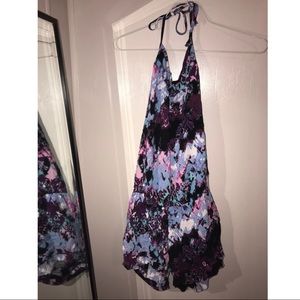 Halter / spaghetti strap romper